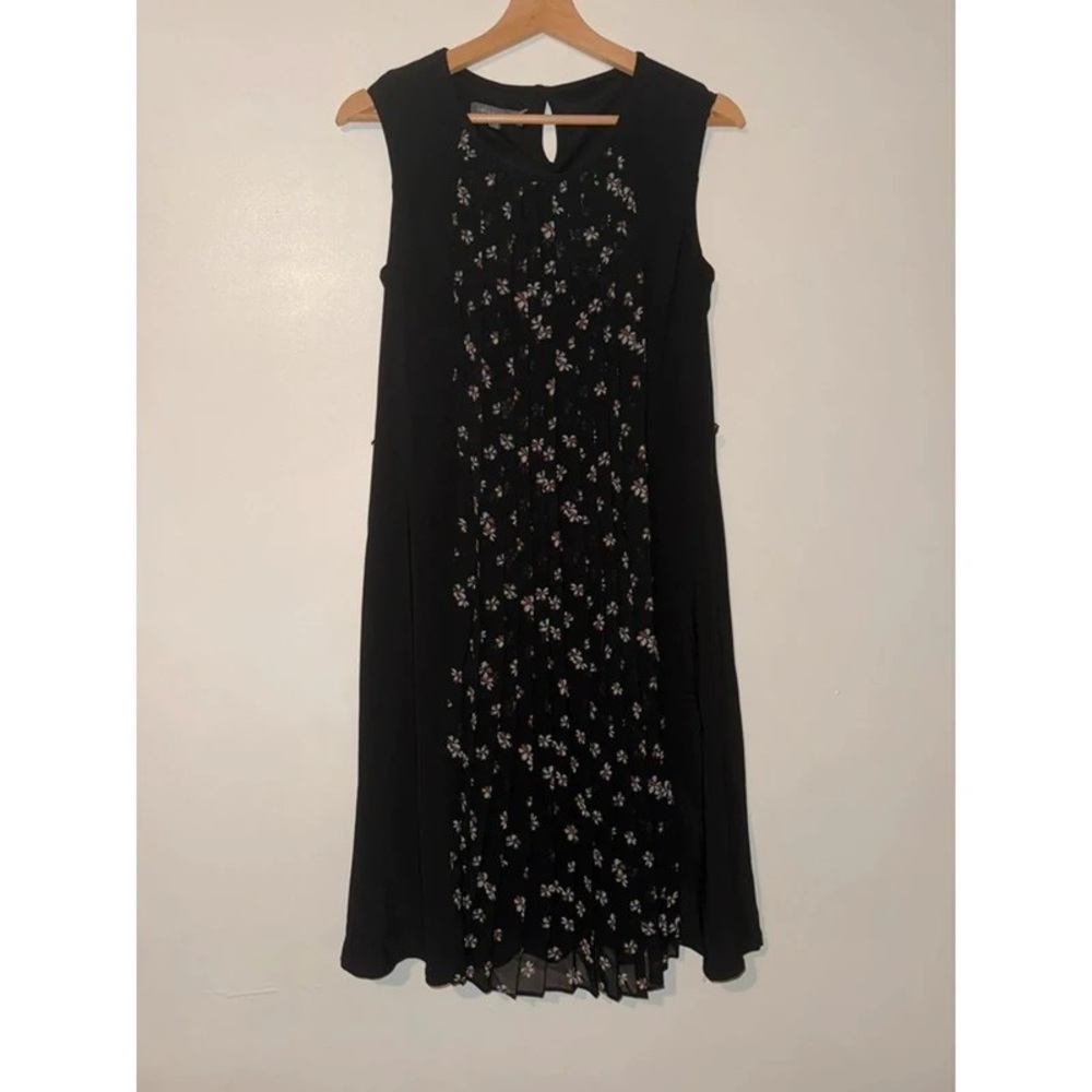 H&M Black Floral Midi Dress